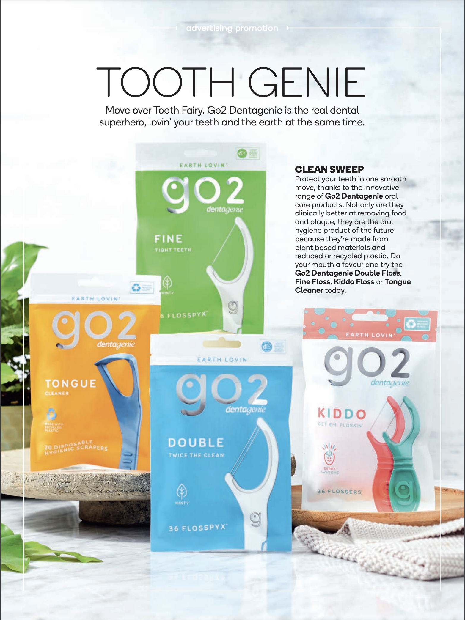 Dentagenie Featured Ad in Fresh Ideas Magazine June 2022